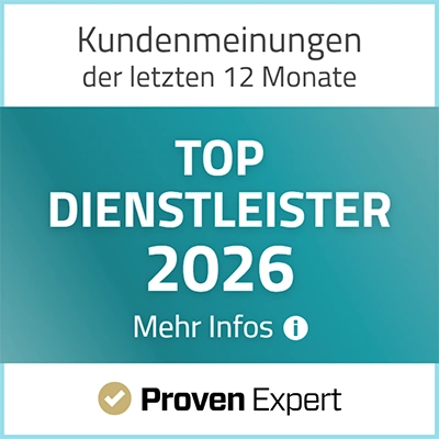 Auszeichnung für Pflegedienst Kremer als Top Dienstleister 2026 basierend auf Kundenmeinungen für hochwertige Pflege und exzellenten Service.